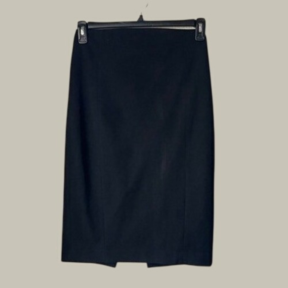 Women's Black High Waisted Long Pencil Skirt S 6 - Picture 4 of 9